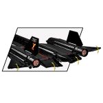 Lockheed SR-71 Blackbird Brick Model Kit