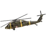 UH-60 Black Hawk 377th Medical Company South Korea 2017 Diecast - 1/72