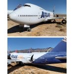 Atlas Air B747 - N522MC - PlaneTag - Blue