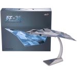 J-36 Stealth 6th Generation Aircraft - CHENGDU 36011 China Air Force Diecast - 1/72