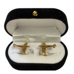 Spitfire Cufflinks - Gold Plated