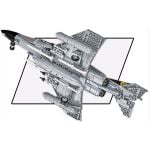 F-4 Phantom II - USS Midway Brick Model Kit
