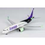 Bonza / Flair Airlines Boeing 737 MAX 8 Hybrid Livery Diecast - C-FLKC - 1/400