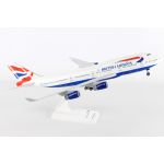 Skymarks British Airways Union Tail B747-400 Plastic Model - Scale 1:200