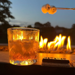 Pilot Wings Whiskey Glasses Wooden Box Gift Set