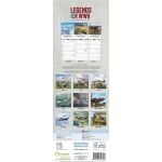 Legends Of WW2 Calendar SLIM 2026