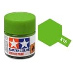 Tamiya X-15 Light Green Gloss Acrylic Paint 10ml