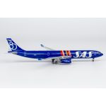 SAS Airbus A330-300 "80 Years Livery' Diecast with Stand -LN-RKR- 1/400