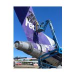 Fed-Ex B727 - N466FE - PlaneTag - Purple/White