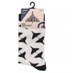 RAF Vulcan Socks - Grey on White