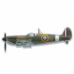 Spitfire Shaped Wooden Jigsaw