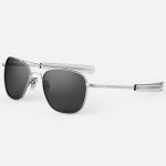 AVIATOR - MATTE CHROME & AMERICAN GRAY