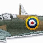 Spitfire Shaped Wooden Jigsaw