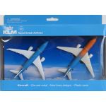 KLM 787 & 777 Orange Pride Dual Diecast Toy set