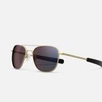 AVIATOR DRIVEWORKS - 23K SATIN GOLD & APEX GRAY
