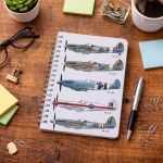 Spitfire Montage Spiral Notebook
