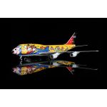 Japan Airlines Boeing 747-400D JA8084 "Dream Story" Livery Diecast Model - 1/200 Scale