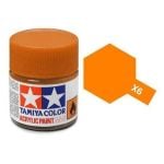 Tamiya X-6 Orange Gloss Acrylic Paint 10ml