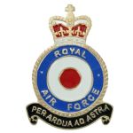 RAF Per Ardua Ad Astra Plaque Embossed Tin Plaque