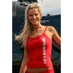 Remove Before Flight Ladies Spaghetti Top
