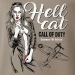 HELLCAT Call Of Duty Nose Art T-Shirt