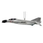 USAF F-4 Phantom (Silver) Christmas Ornament
