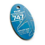 KLM Boeing 747 - PH-BFD - PlaneTag - Blue