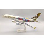 Etihad Airbus A380 UK Livery Plastic Model - 1/200