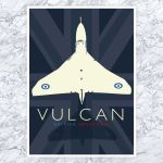 Vulcan (British Greatness) A3 Poster by Peter McDermott