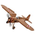 PZL P.11c Polish Fighter Aircraft Brick Model Kit - Scale 1/32