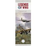 Legends Of WW2 Calendar SLIM 2026