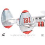 P-38J Lightning Major Thomas Mcguire US Army Air Force 431st FS 475th FG 5th AF 1944 Diecast - 1/72