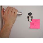 Astronaut Rubber Magnet