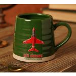 RAF Red Arrows Potters Mug - Green