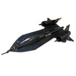 Blackbird Mach 3 Spy Plane Metal Construction Set