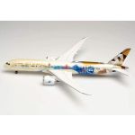 Etihad Boeing 787-9 "Choose the USA" Livery Plastic Model - A6-BLE - 1/200