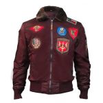 Top Gun B-15 Flight Jacket With Patches