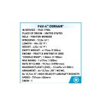 F4U-4 Corsair Brick Model Kit