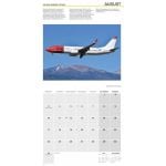 Flight Modern Commercial Airliners Calendar 2026