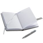 Boeing Signature Logo Notebook & Pen Set - Cool Grey