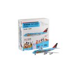Japan Airlines Boeing 747-400 JA8083 Flaps Down "50th Anniversary Blue Disney" Livery - Diecast Model - 1/200 Scale