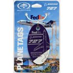 Fed-Ex B727 - N466FE - PlaneTag - Purple/White