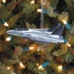 Fighter Jet Christmas Ornament
