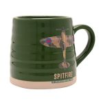 RAF Spitfire Potters Mug - Green