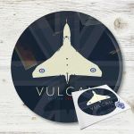 Vulcan (British Greatness) Glass Chopping Board