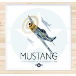 P-51 Mustang Coaster by Peter McDermott
