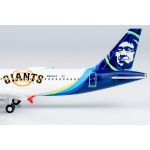 Alaska Airlines Airbus A320-200 San Francisco Giants Livery Diecast - N855VA - 1/400