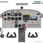 Piper PA-28 Arrow GPS Cockpit Training Poster
