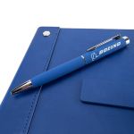 Boeing Signature Logo Notebook & Pen Set - Royal Blue