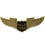 Mile High Club Pin Badge